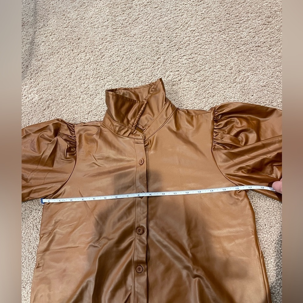 MISIA brown soft leather top. - Picture 11 of 11